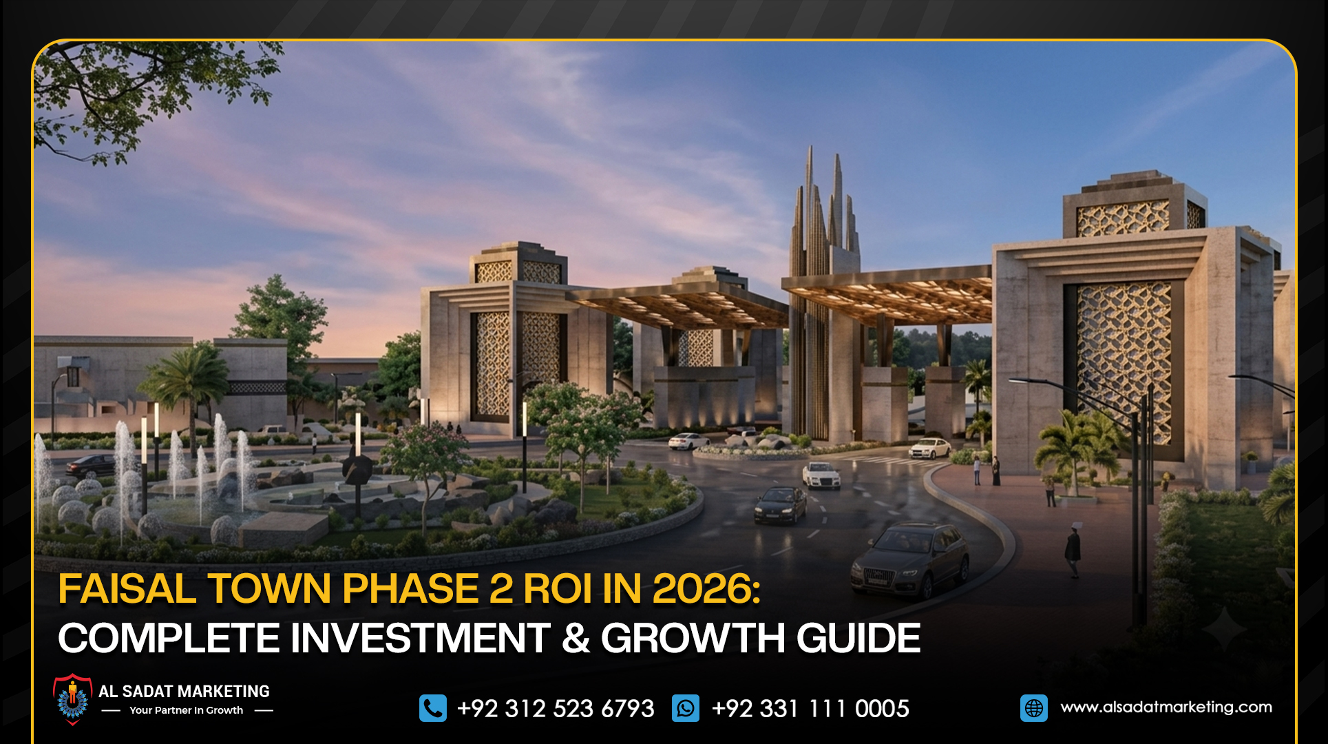 Faisal Town Phase 2 ROI in 2026: Complete Investment & Growth Guide