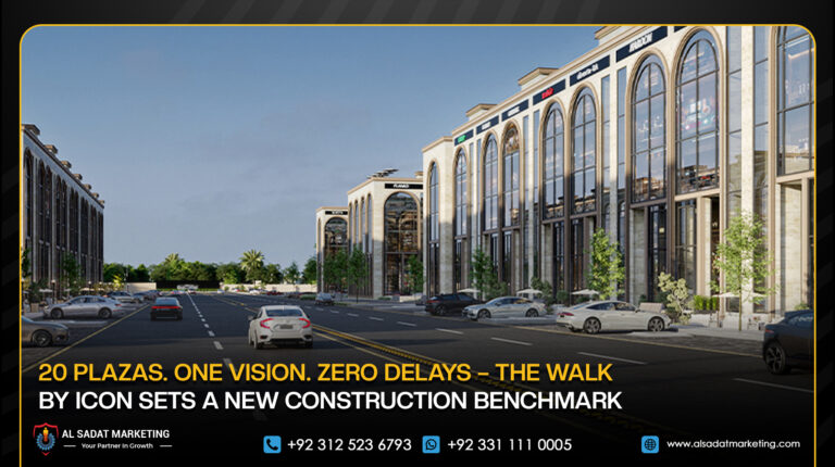20 Plazas. One Vision. Zero Delays – The Walk by Icon Sets a New Construction Benchmark