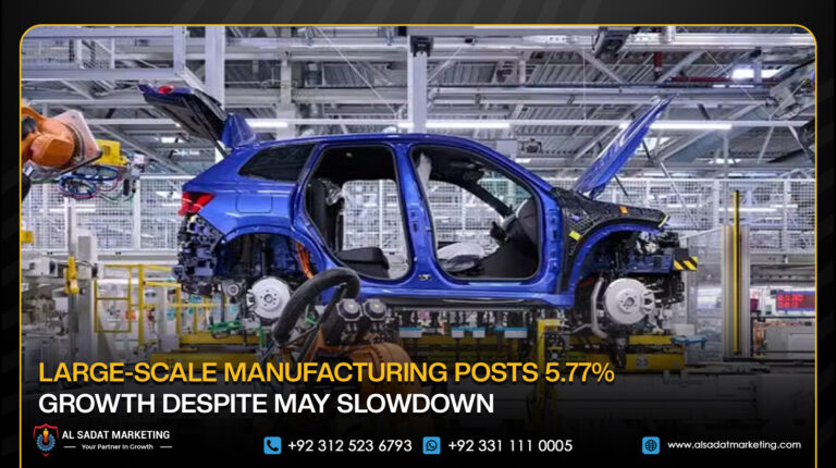 Large-Scale Manufacturing Posts 5.77% Growth Despite May Slowdown
