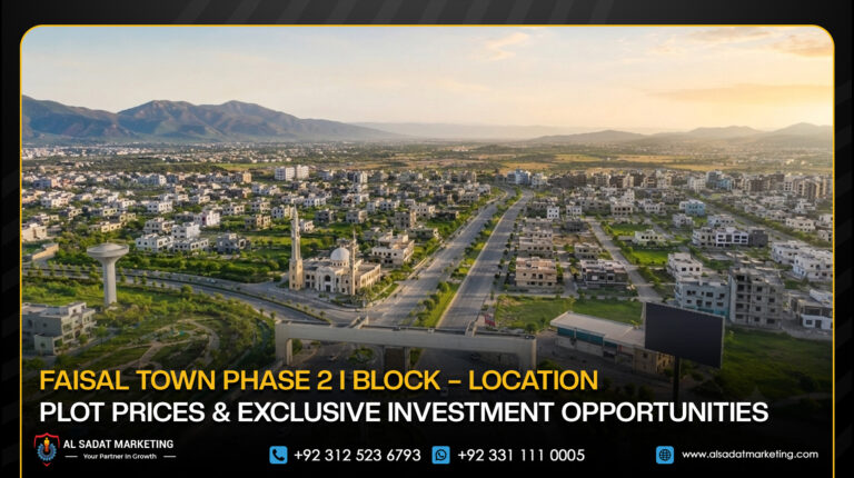 Faisal Town Phase 2 I Block – Location, Plot Prices & Exclusive Investment Opportunities