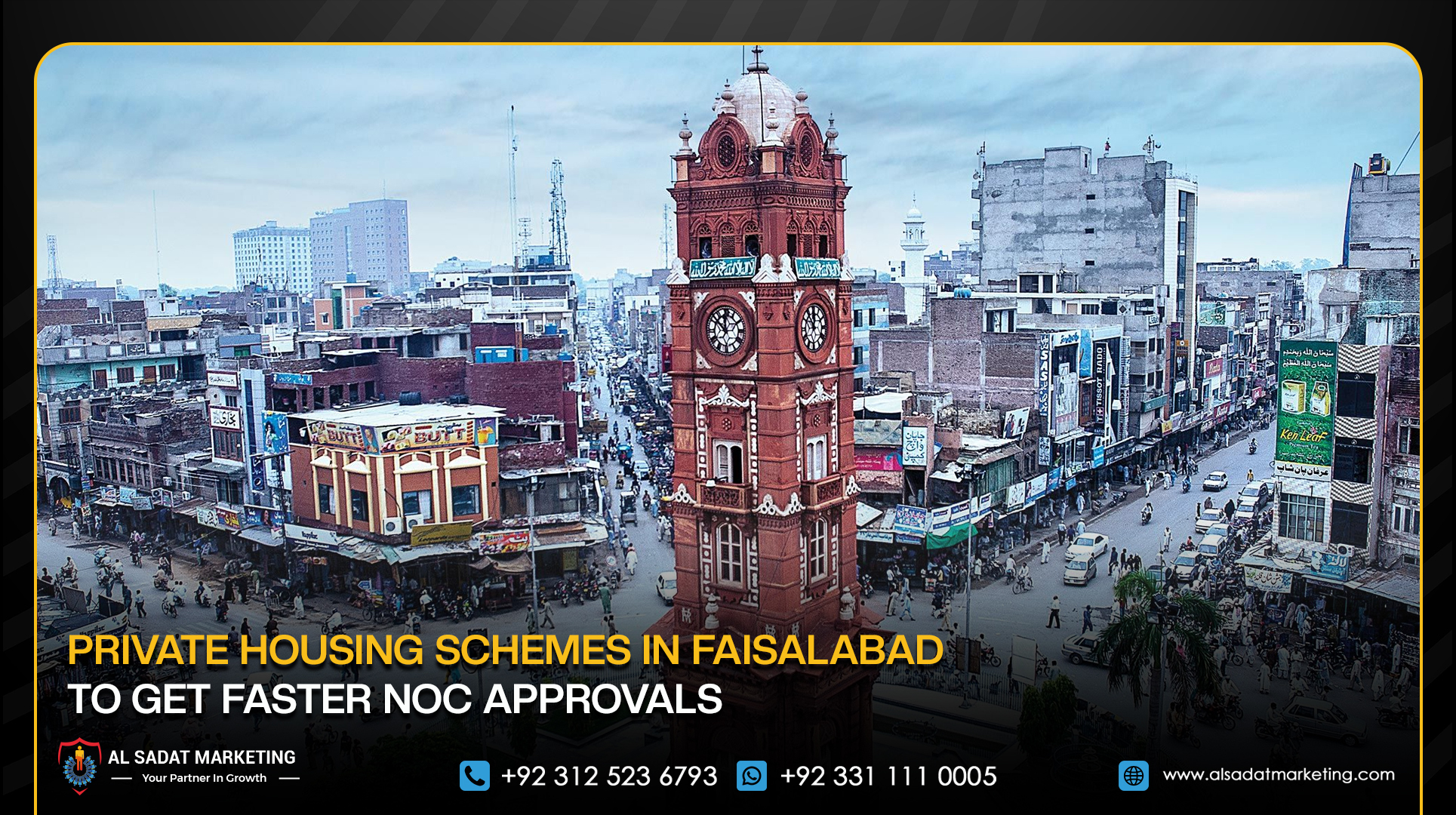 Private Housing Schemes in Faisalabad to Get Faster NOC Approvals