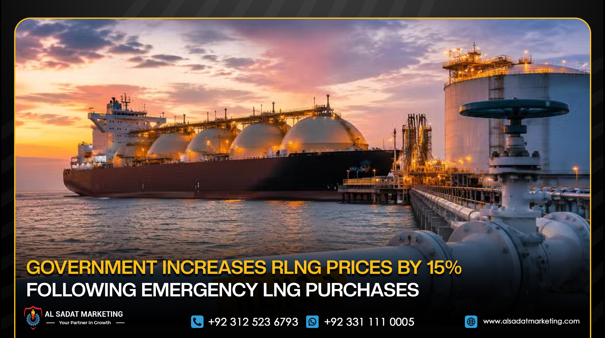 Government Increases RLNG Prices by 15% Following Emergency LNG Purchases