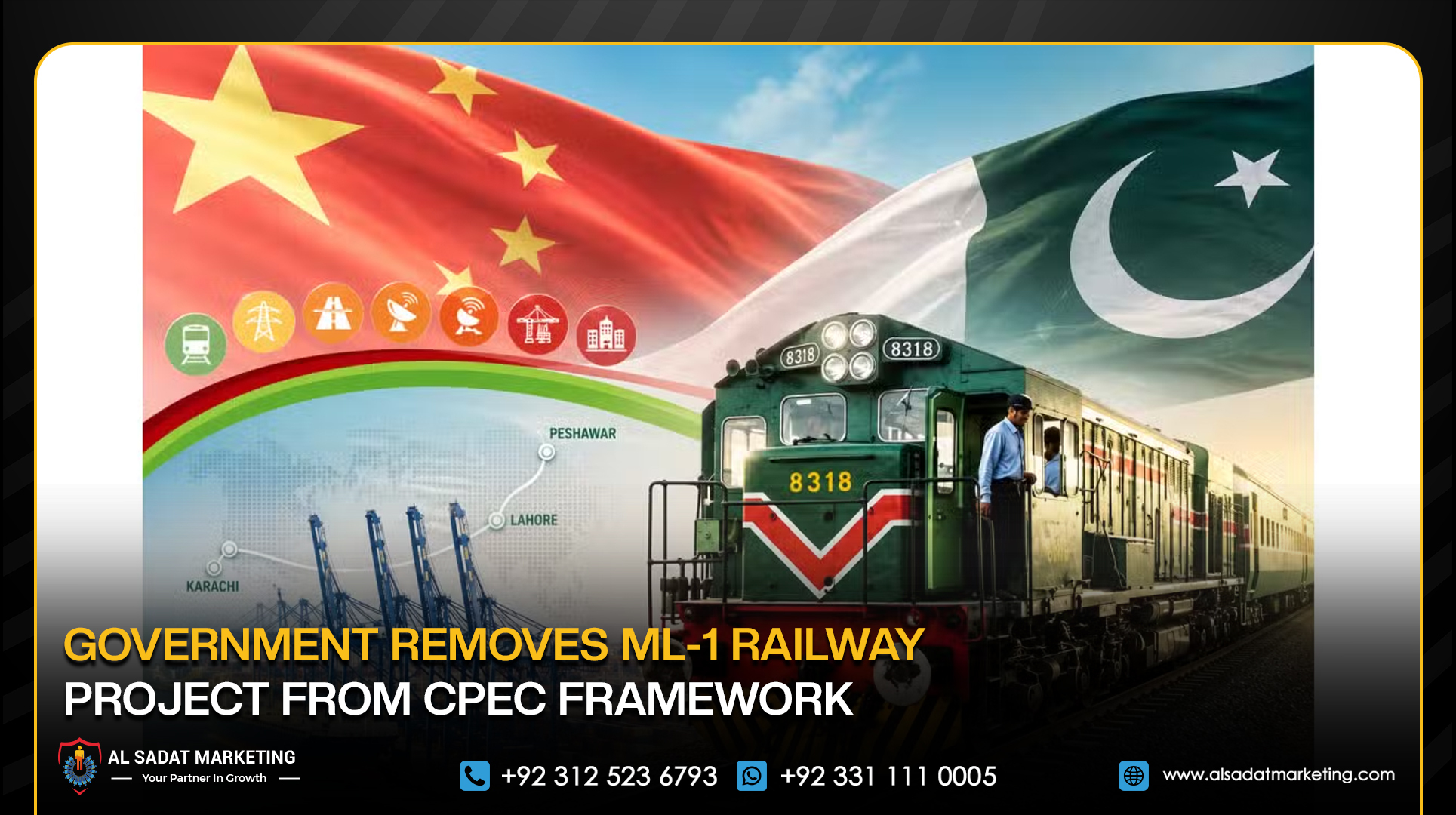 Government Removes ML-1 Railway Project from CPEC Framework