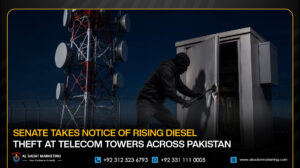 Senate Takes Notice of Rising Diesel Theft at Telecom Towers Across Pakistan