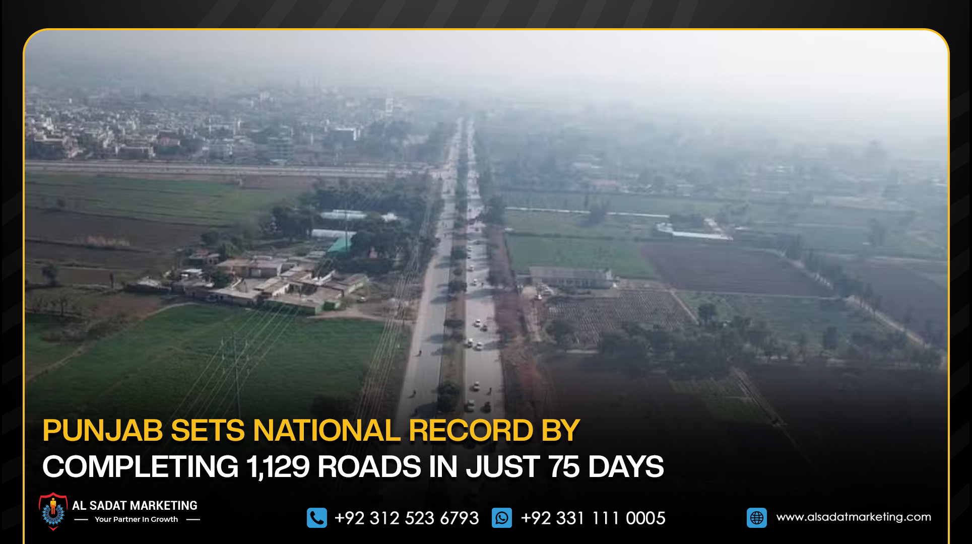 Punjab Sets National Record by Completing 1,129 Roads in Just 75 Days