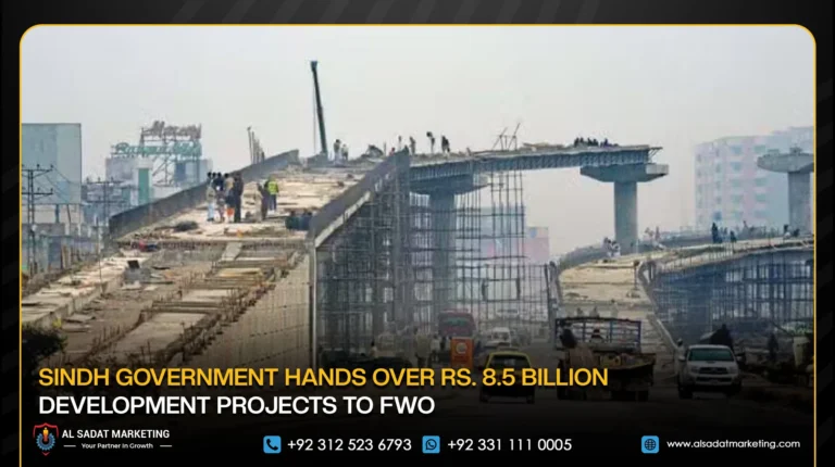 Sindh Government Hands Over Rs. 8.5 Billion Development Projects to FWO