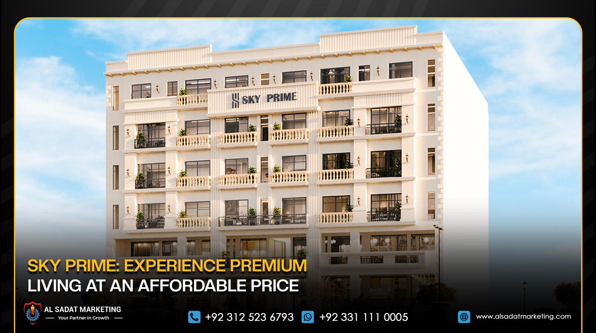 Sky Prime: Experience Premium Living at an Affordable Price