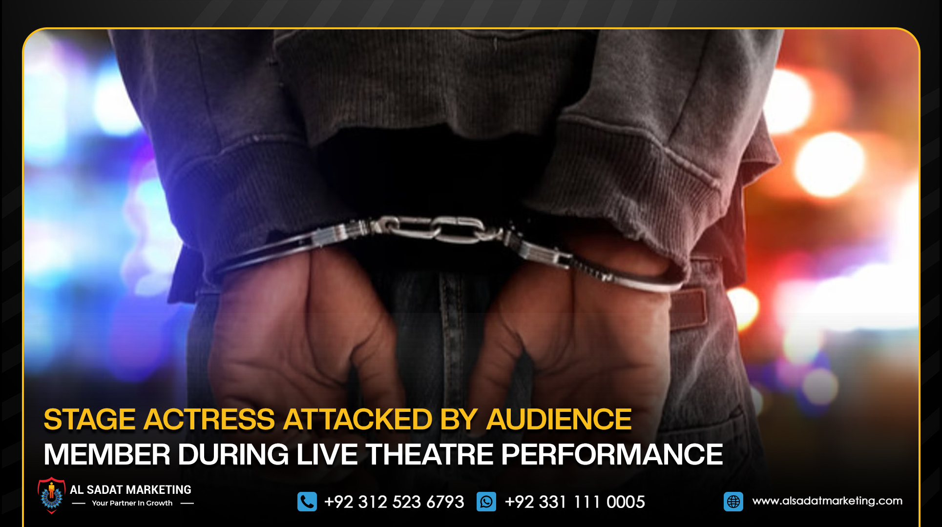 Stage Actress Attacked by Audience Member During Live Theatre Performance