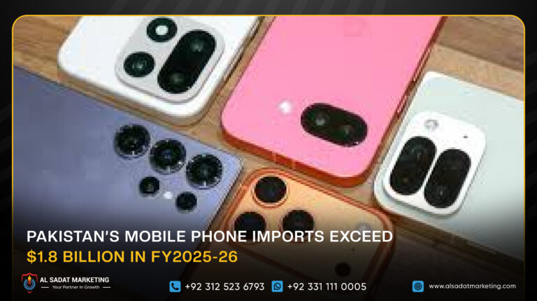 Pakistan’s Mobile Phone Imports Exceed $1.8 Billion in FY2025-26