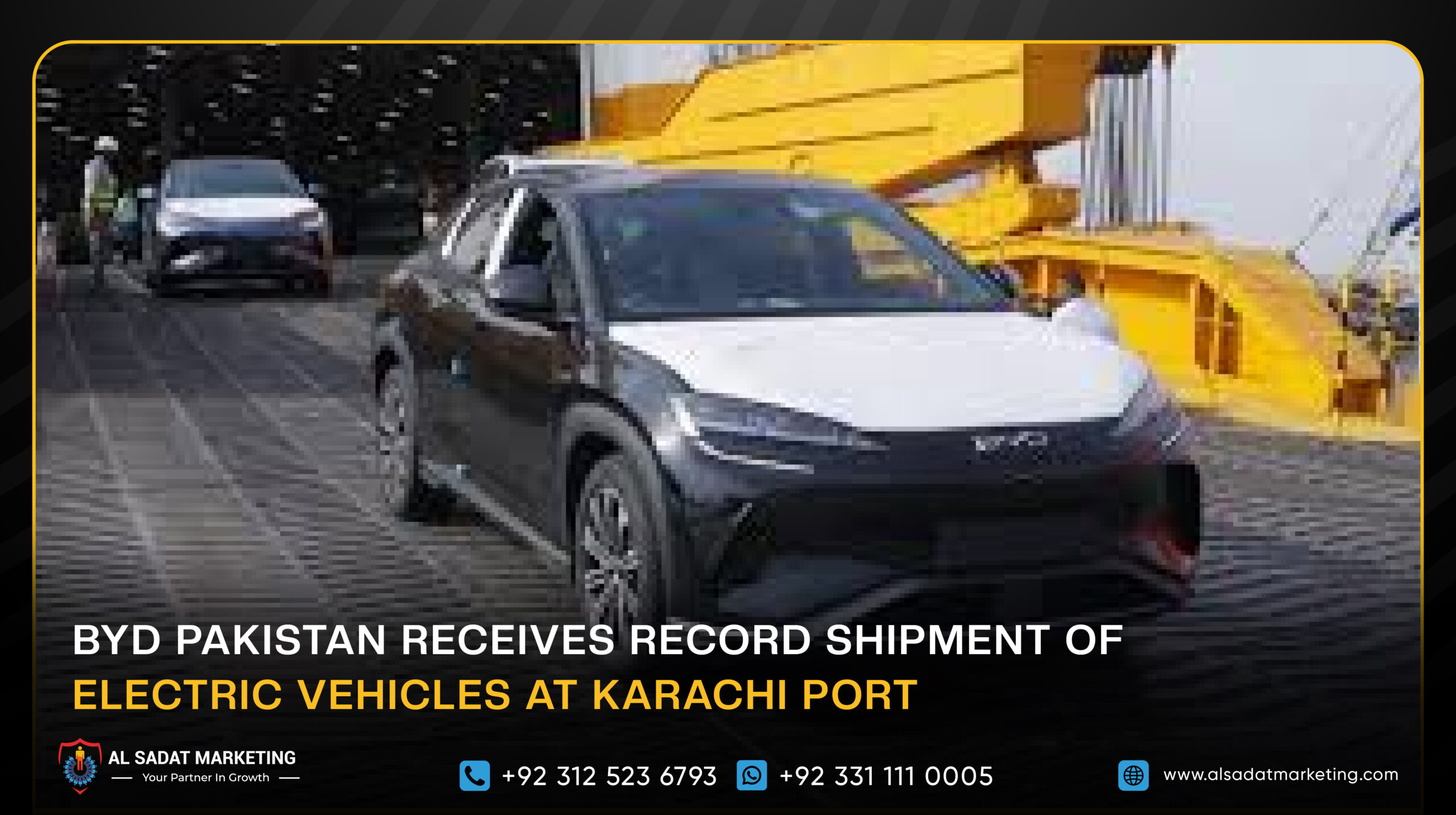 BYD Pakistan Receives Record Shipment of Electric Vehicles at Karachi Port