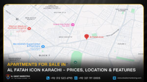Apartments for Sale in Al Fatah Icon Karachi – Prices, Location & Features