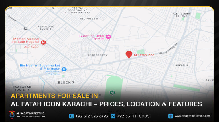 Apartments for Sale in Al Fatah Icon Karachi – Prices, Location & Features