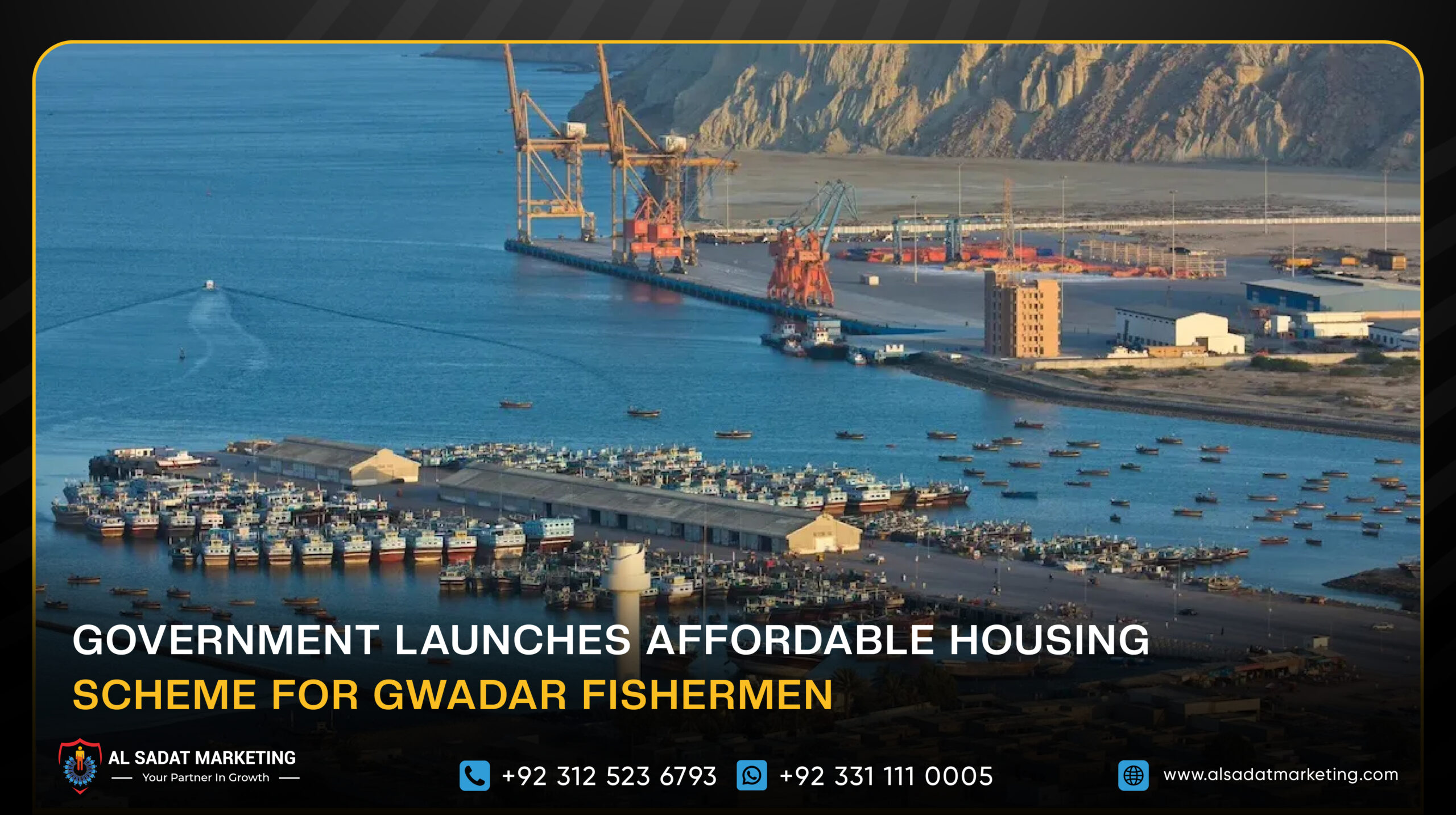 Government Launches Affordable Housing Scheme for Gwadar Fishermen