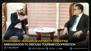 Syed Sadat Hussain Shah Meets Philippine Ambassador to Discuss Tourism Cooperation
