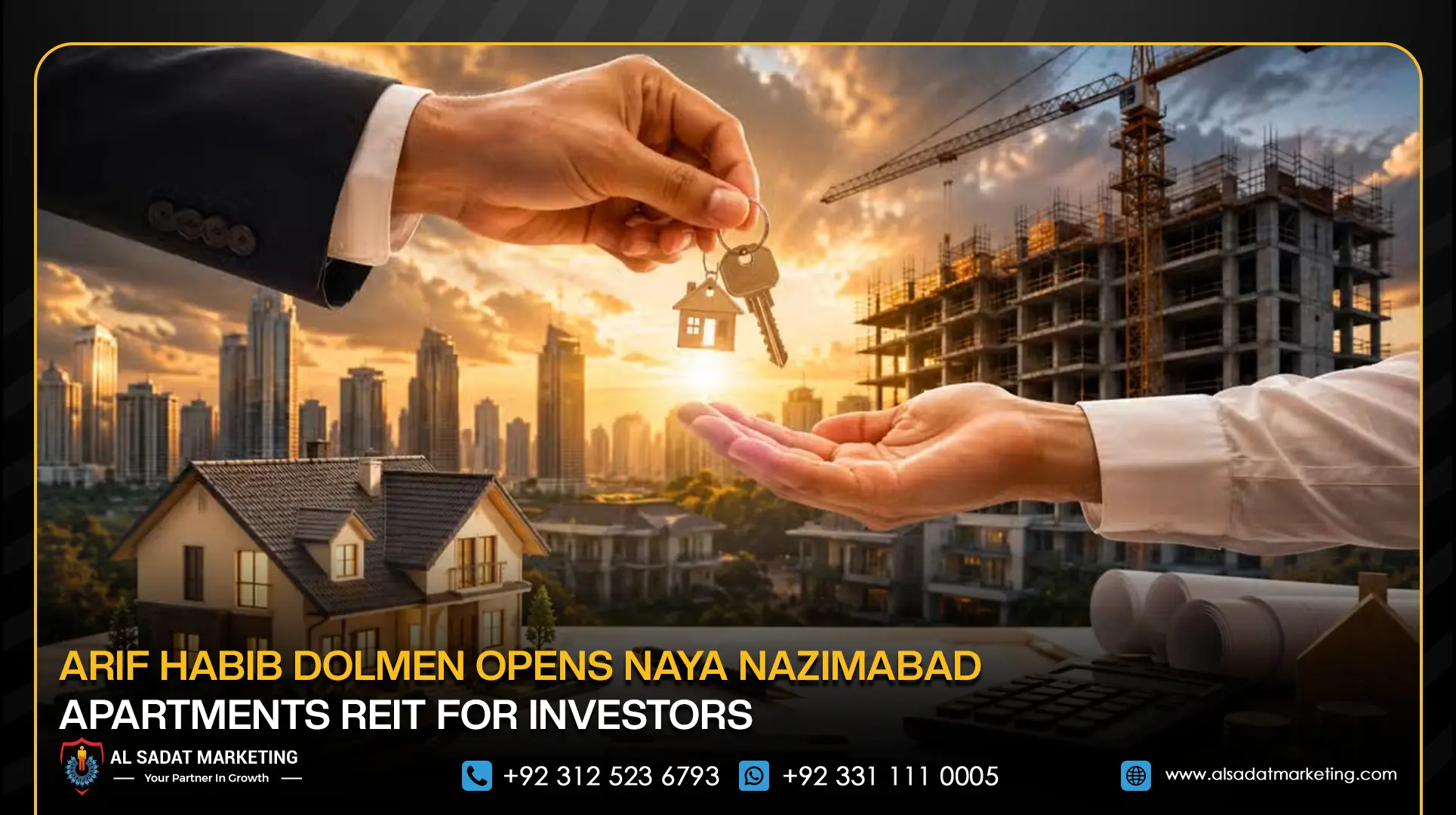 Arif Habib Dolmen Opens Naya Nazimabad Apartments REIT for Investors