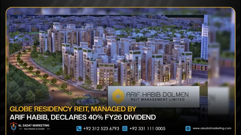Globe Residency REIT, Managed by Arif Habib, Declares 40% FY26 Dividend