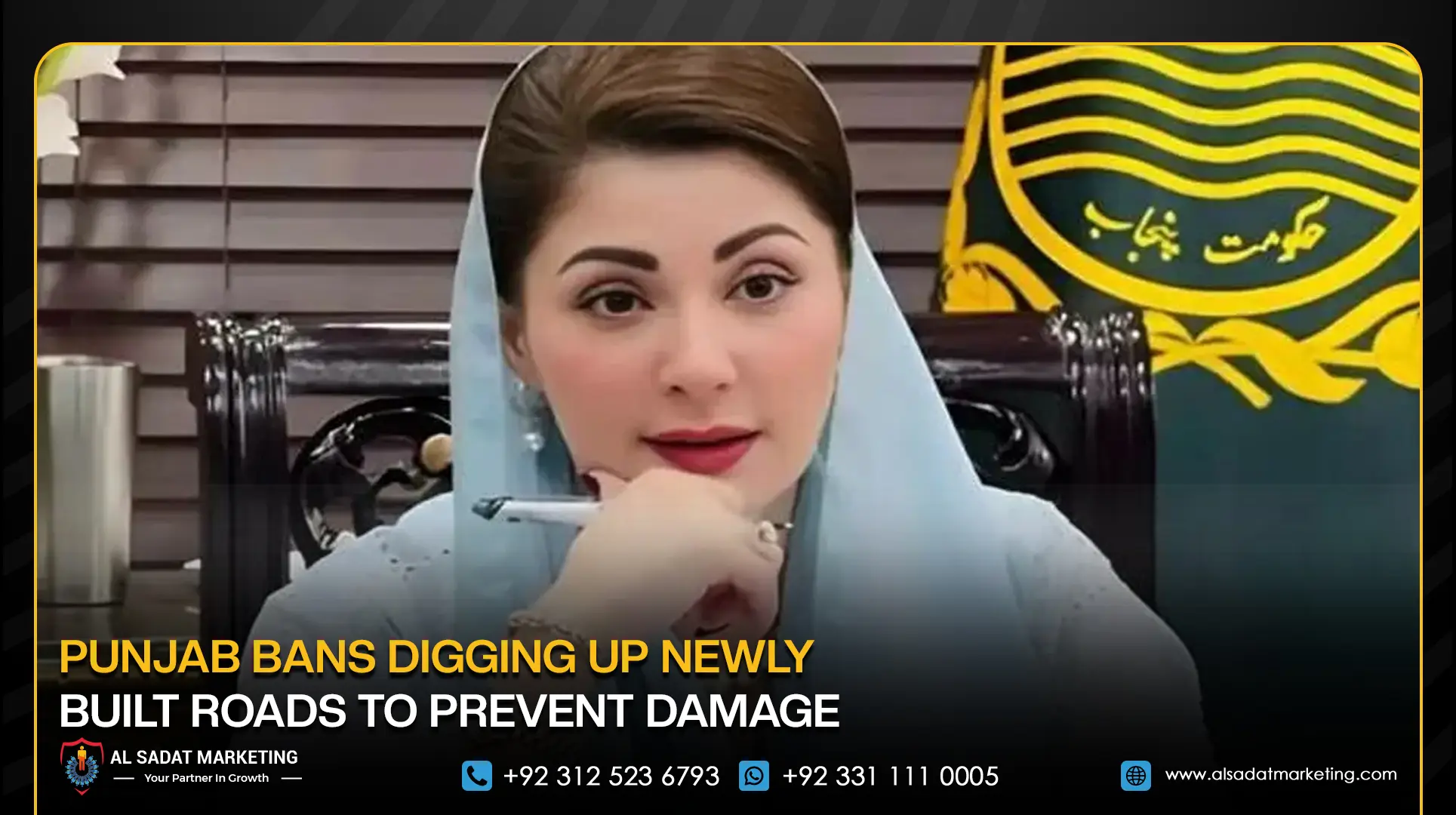 Punjab Bans Digging Up Newly Built Roads to Prevent Damage