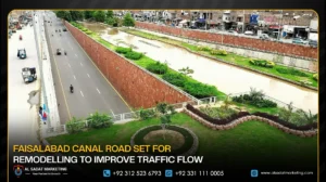 Faisalabad Canal Road Set for Remodelling to Improve Traffic Flow