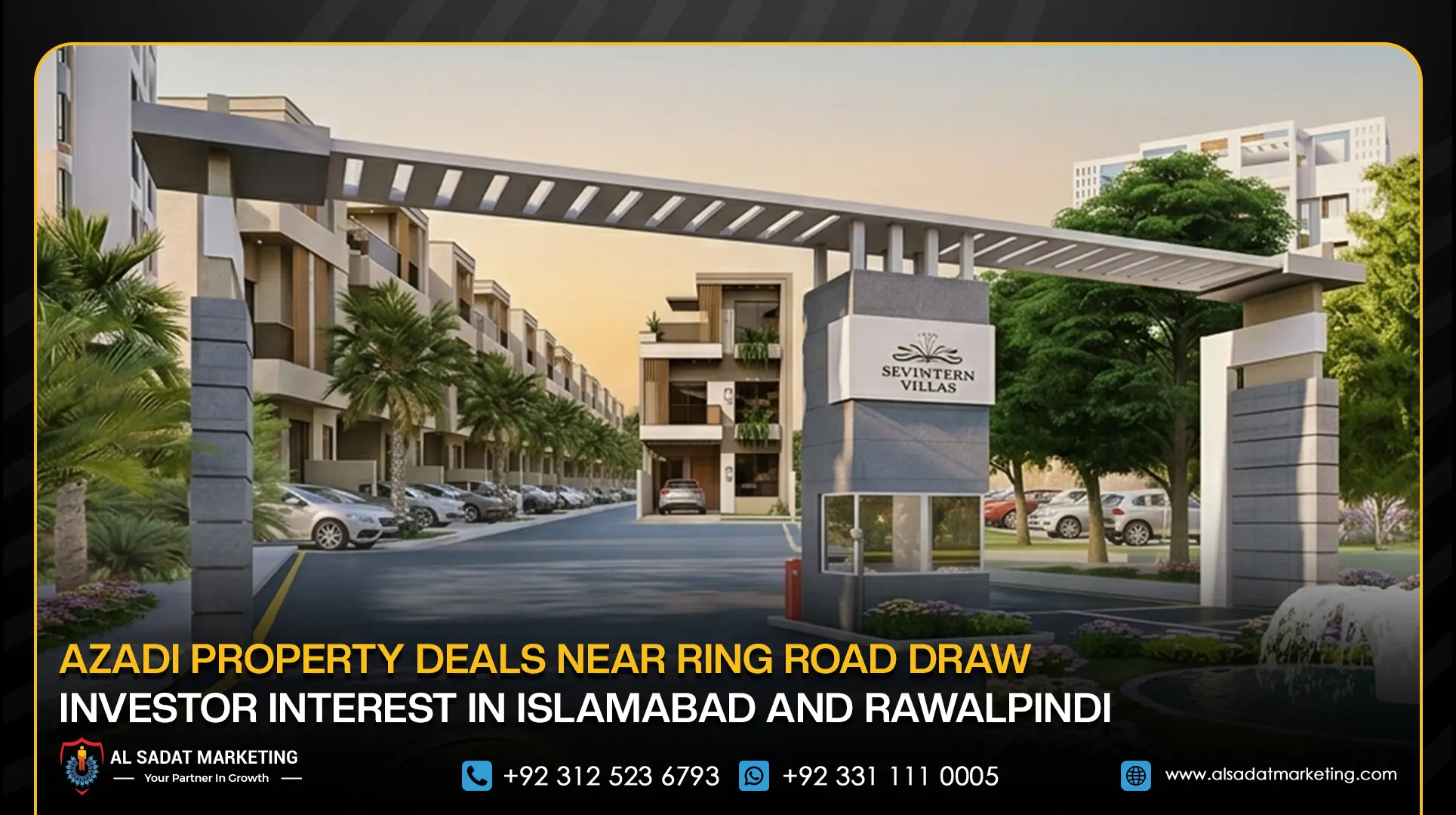 Azadi Property Deals Near Ring Road Draw Investor Interest in Islamabad and Rawalpindi
