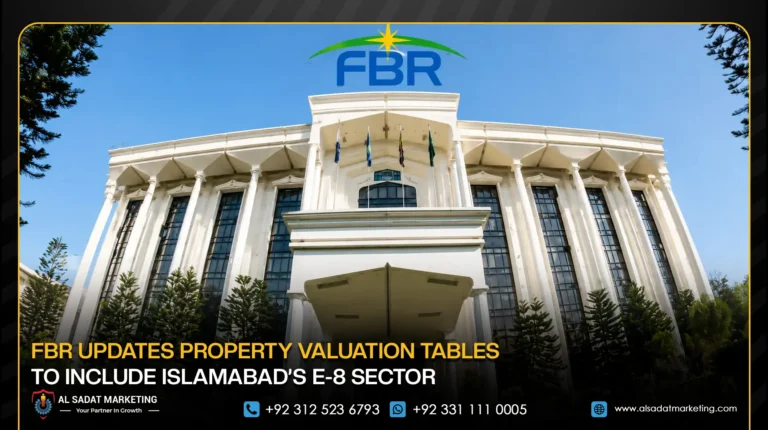 FBR Updates Property Valuation Tables to Include Islamabad’s E-8 Sector