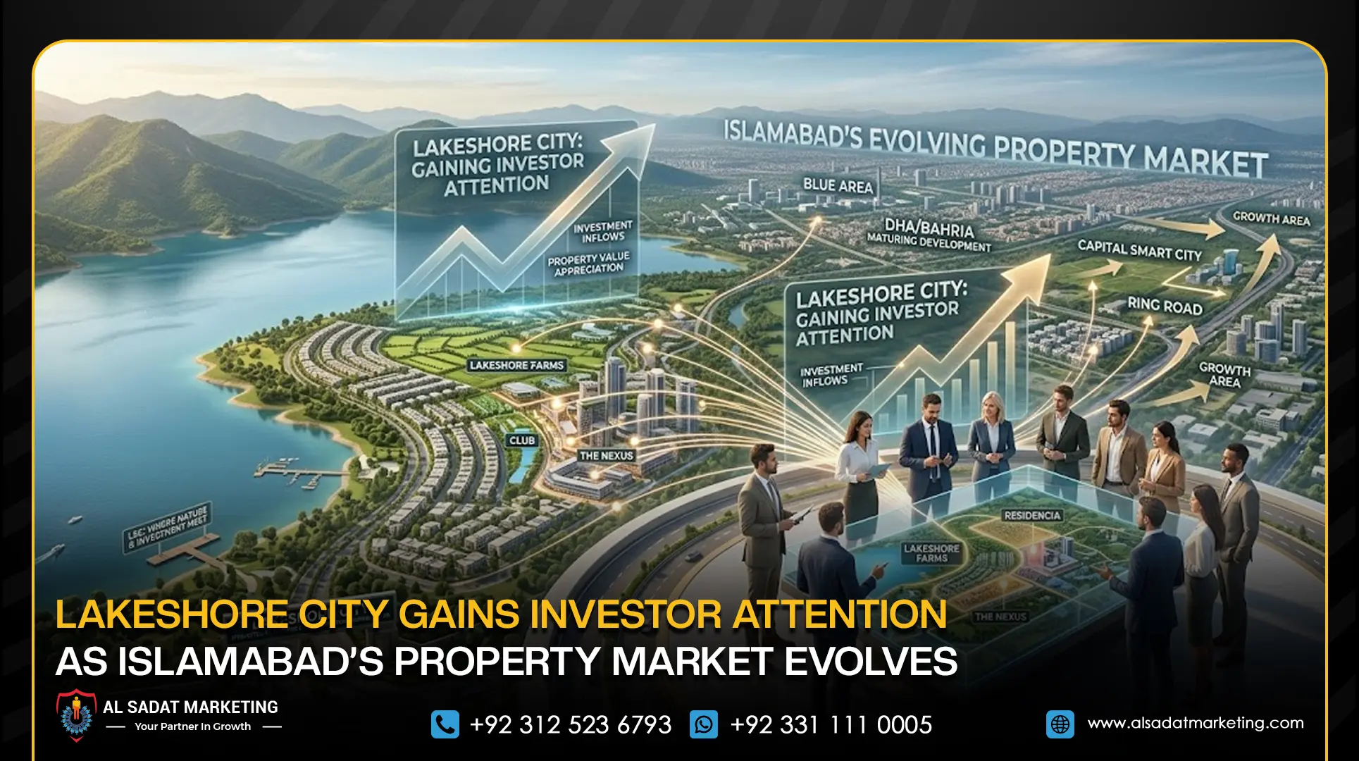 Lakeshore City Gains Investor Attention as Islamabad’s Property Market Evolves