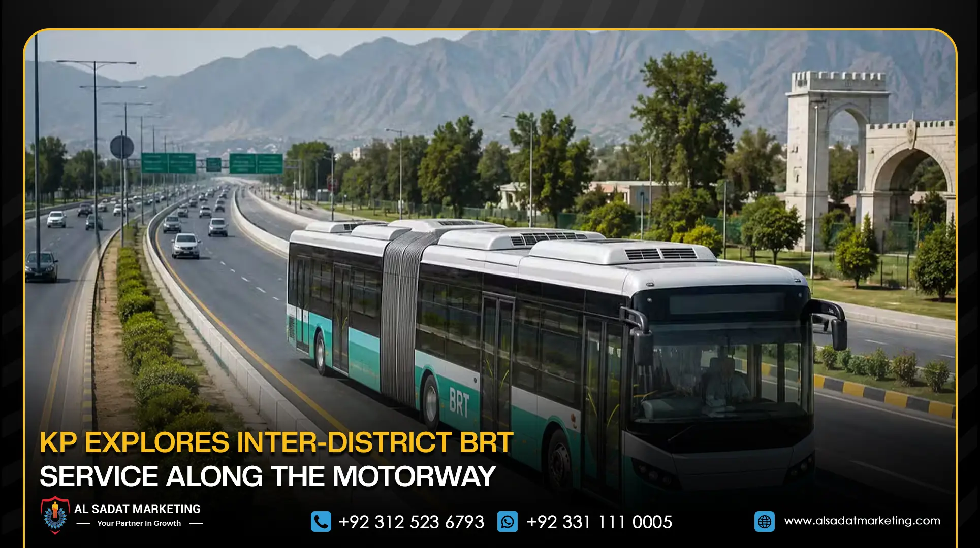KP Explores Inter-District BRT Service Along the Motorway