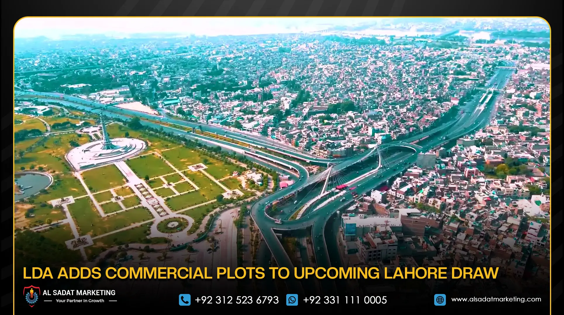 LDA Adds Commercial Plots to Upcoming Lahore Draw