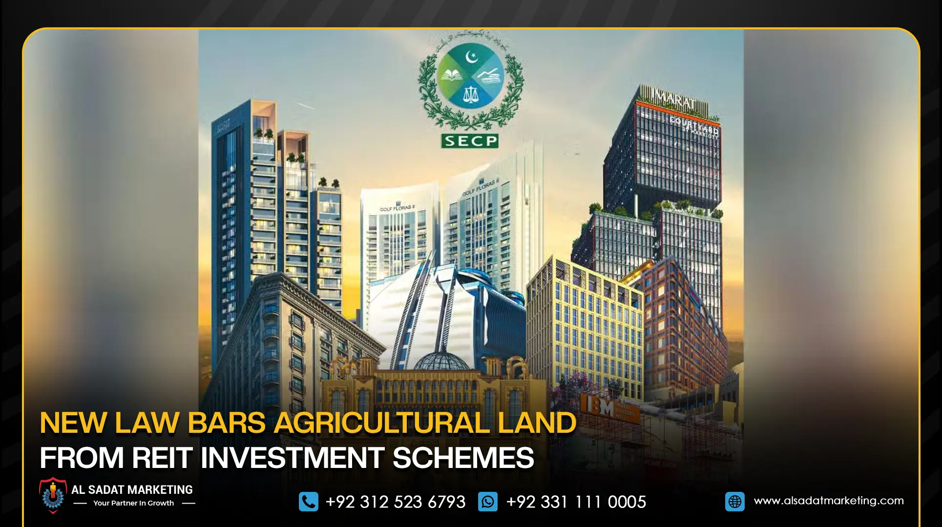 New Law Bars Agricultural Land From REIT Investment Schemes