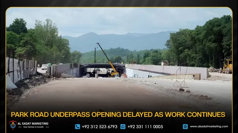 Park Road Underpass Opening Delayed as Work Continues