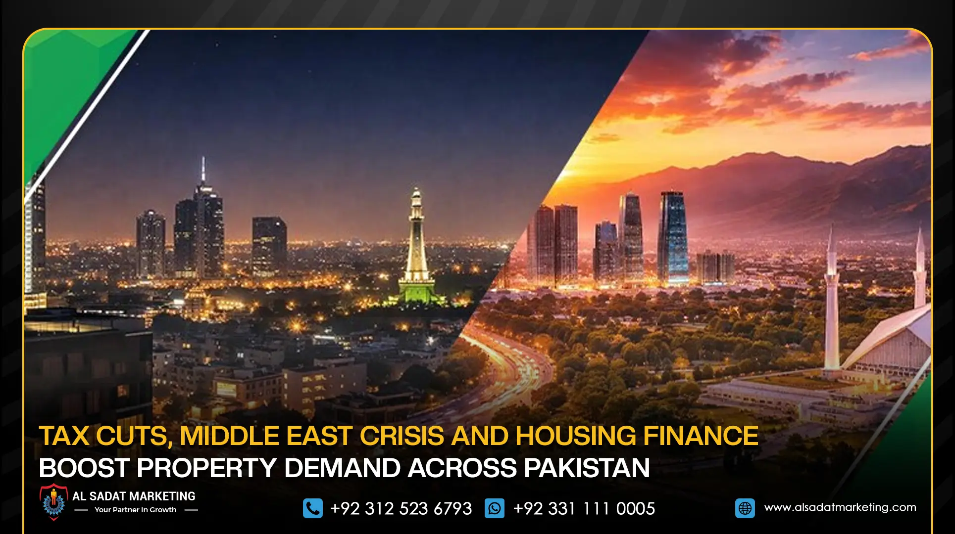 Tax Cuts, Middle East Crisis and Housing Finance Boost Property Demand Across Pakistan