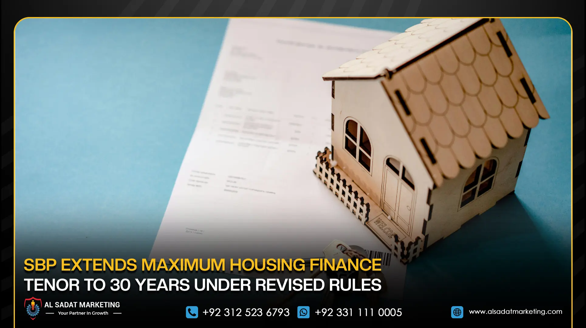 SBP Extends Maximum Housing Finance Tenor to 30 Years Under Revised Rules