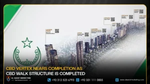 CBD Vertex Nears Completion as CBD Walk Structure Is Completed