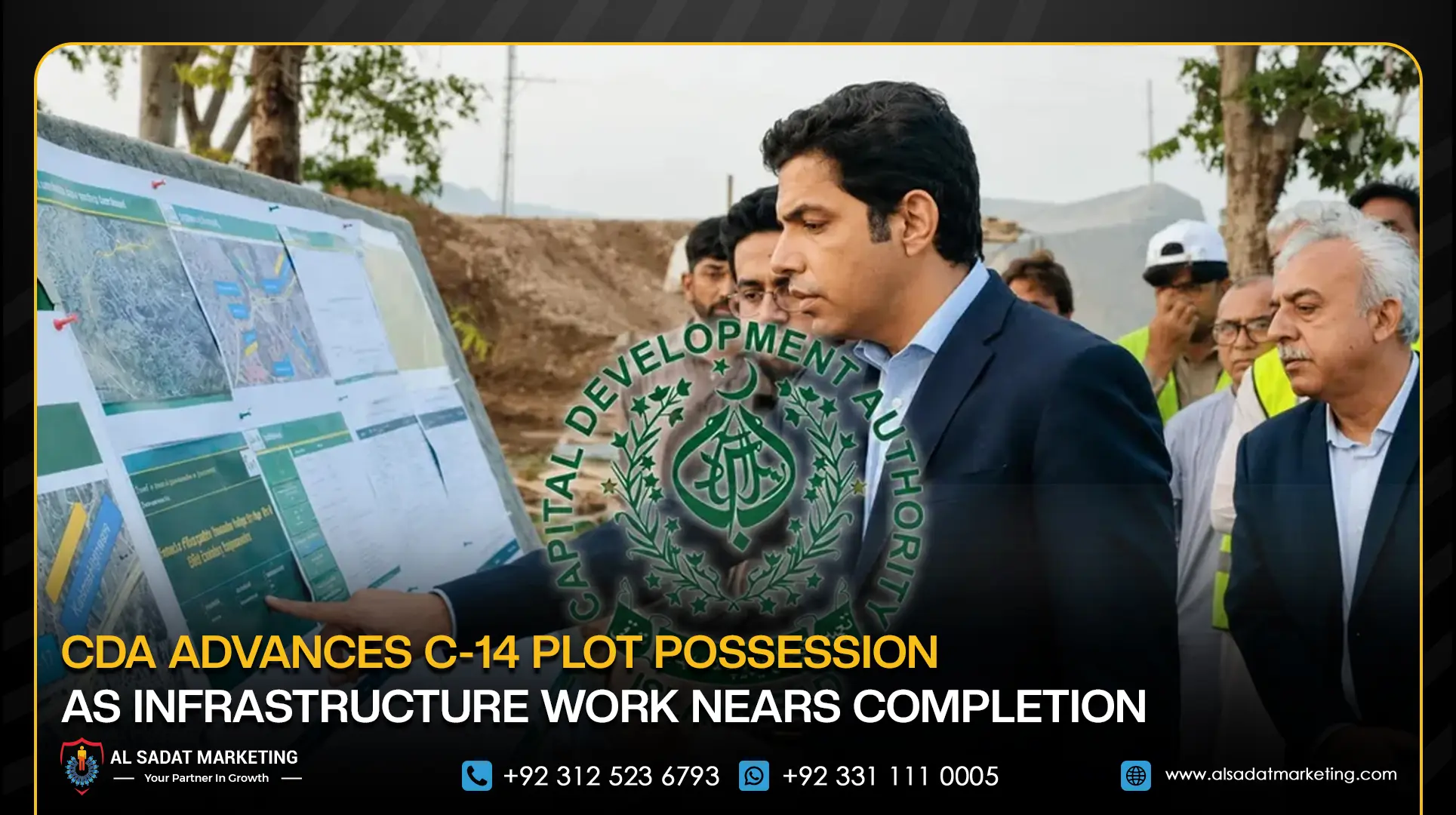 CDA Advances C-14 Plot Possession as Infrastructure Work Nears Completion