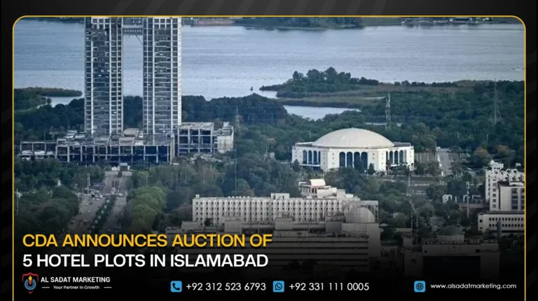 CDA Announces Auction of 5 Hotel Plots in Islamabad