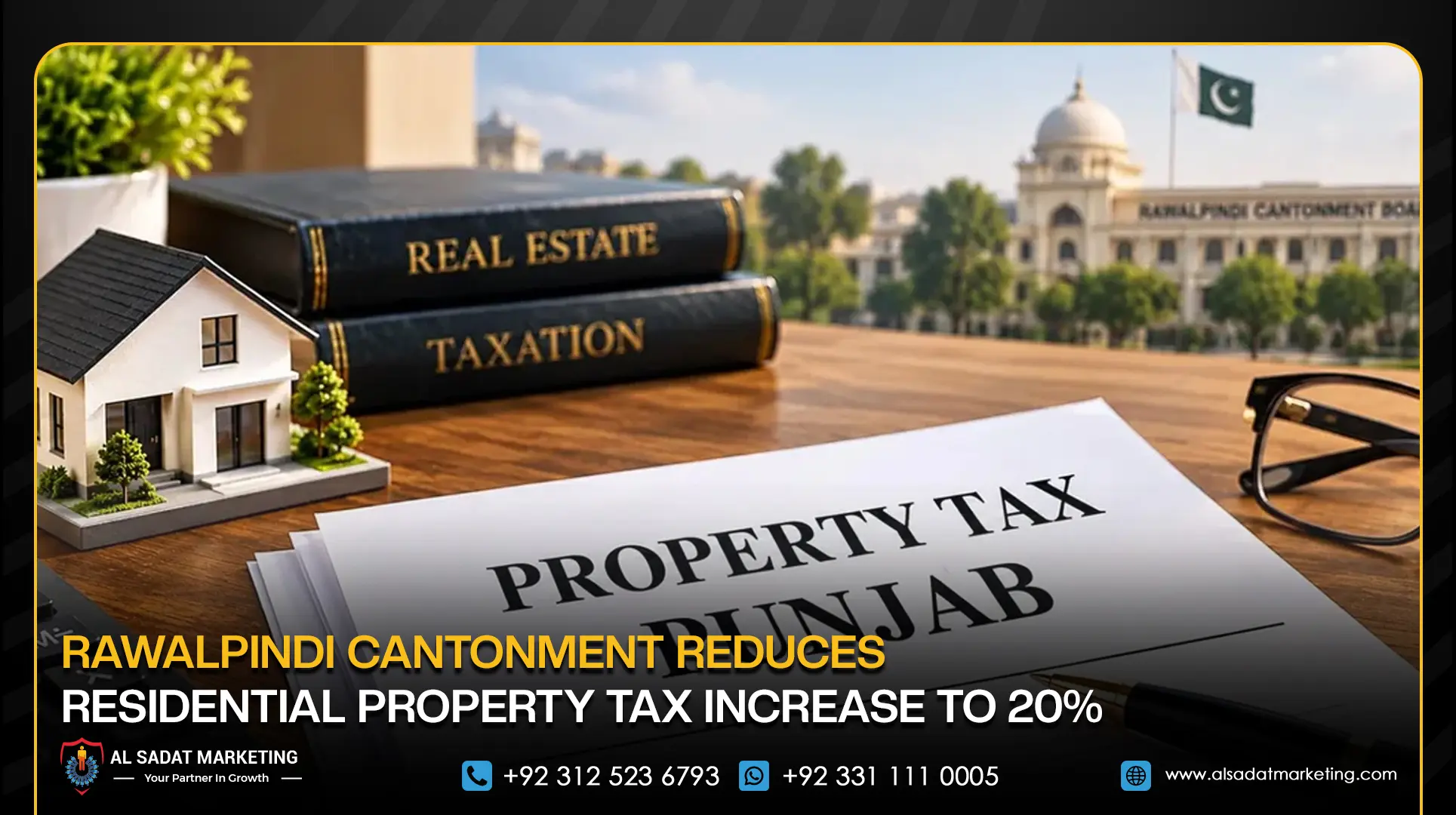 Rawalpindi Cantonment Reduces Residential Property Tax Increase to 20%
