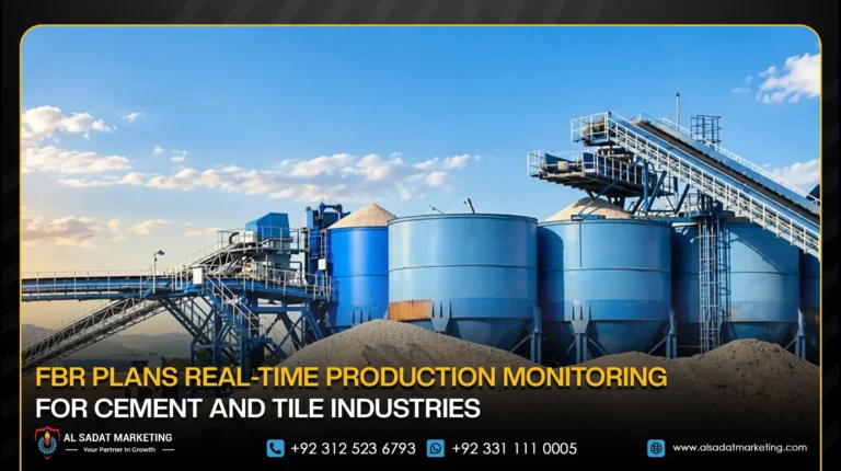 FBR Plans Real-Time Production Monitoring for Cement and Tile Industries