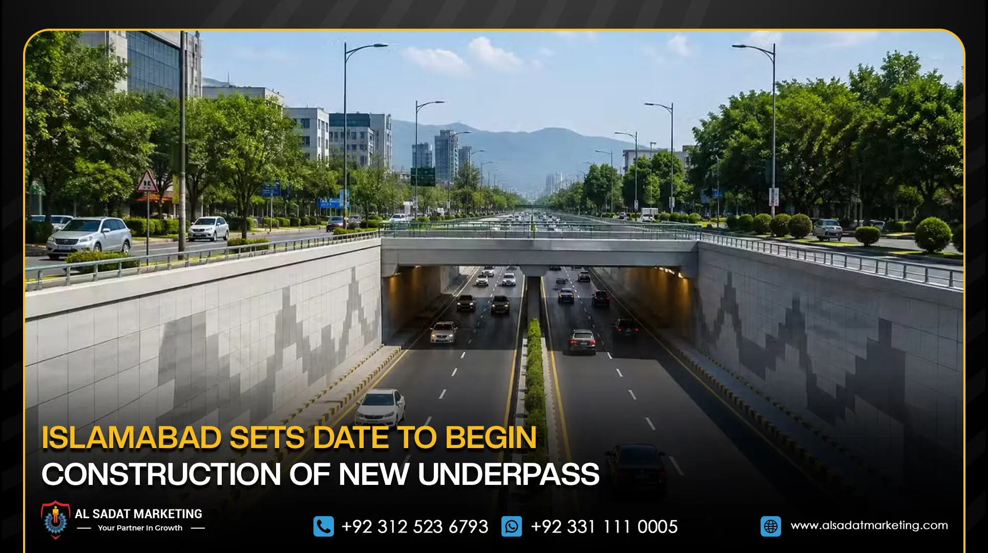 Islamabad Sets Date to Begin Construction of New Underpass