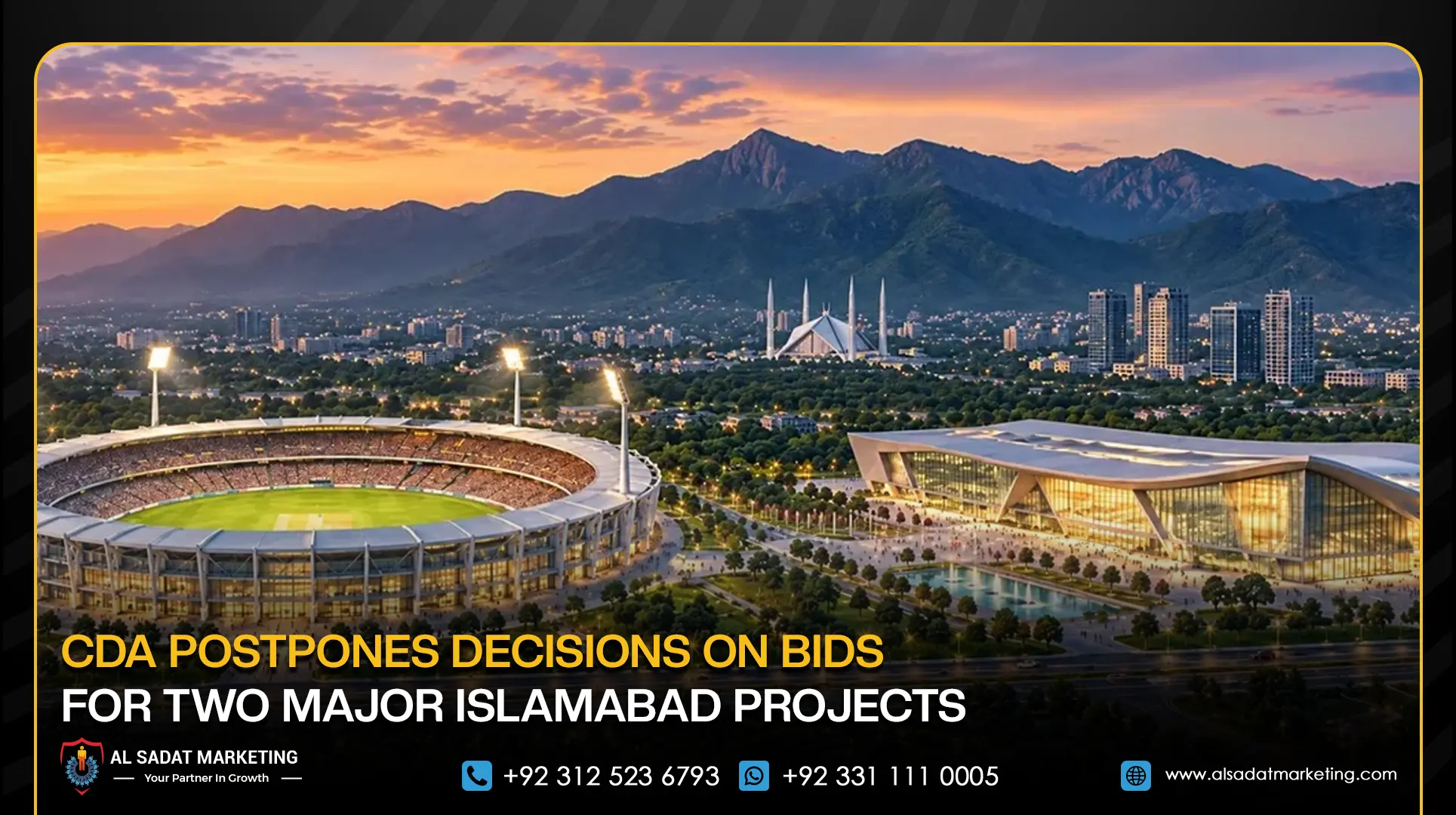 CDA Postpones Decisions on Bids for Two Major Islamabad Projects