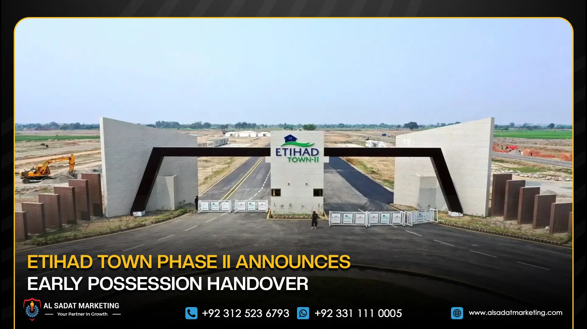 Etihad Town Phase II Announces Early Possession Handover