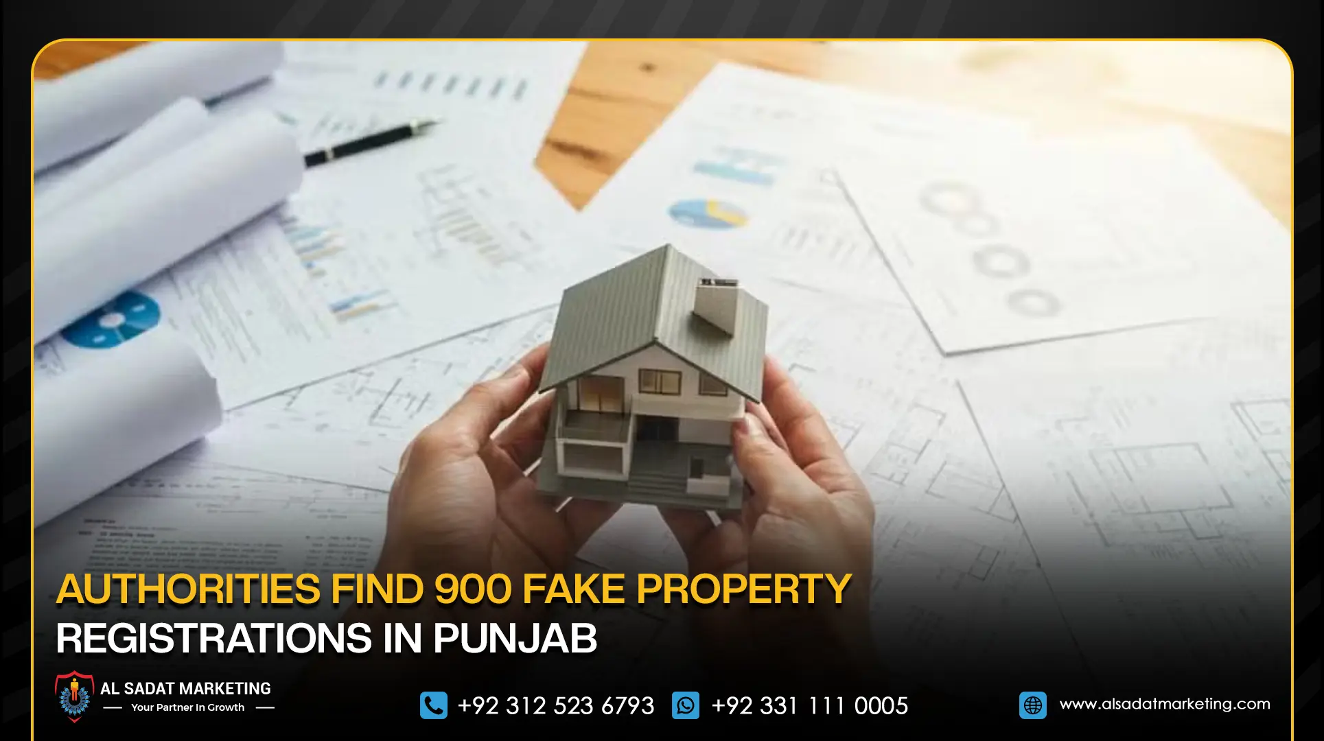 Authorities Find 900 Fake Property Registrations in Punjab