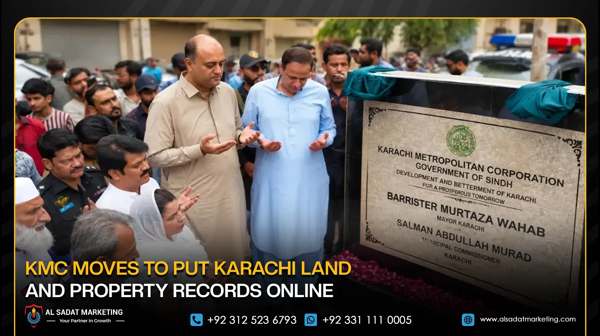 KMC Moves to Put Karachi Land and Property Records Online
