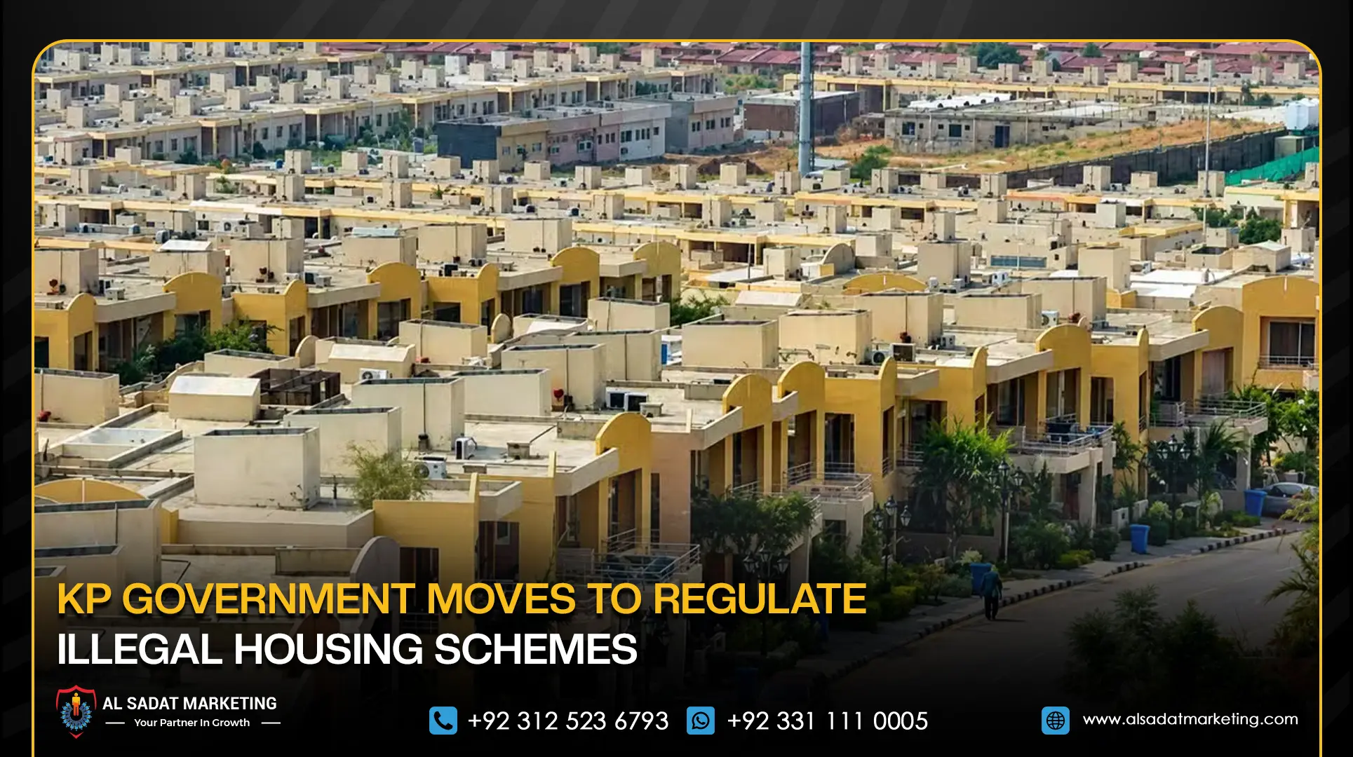 KP Government Moves to Regulate Illegal Housing Schemes