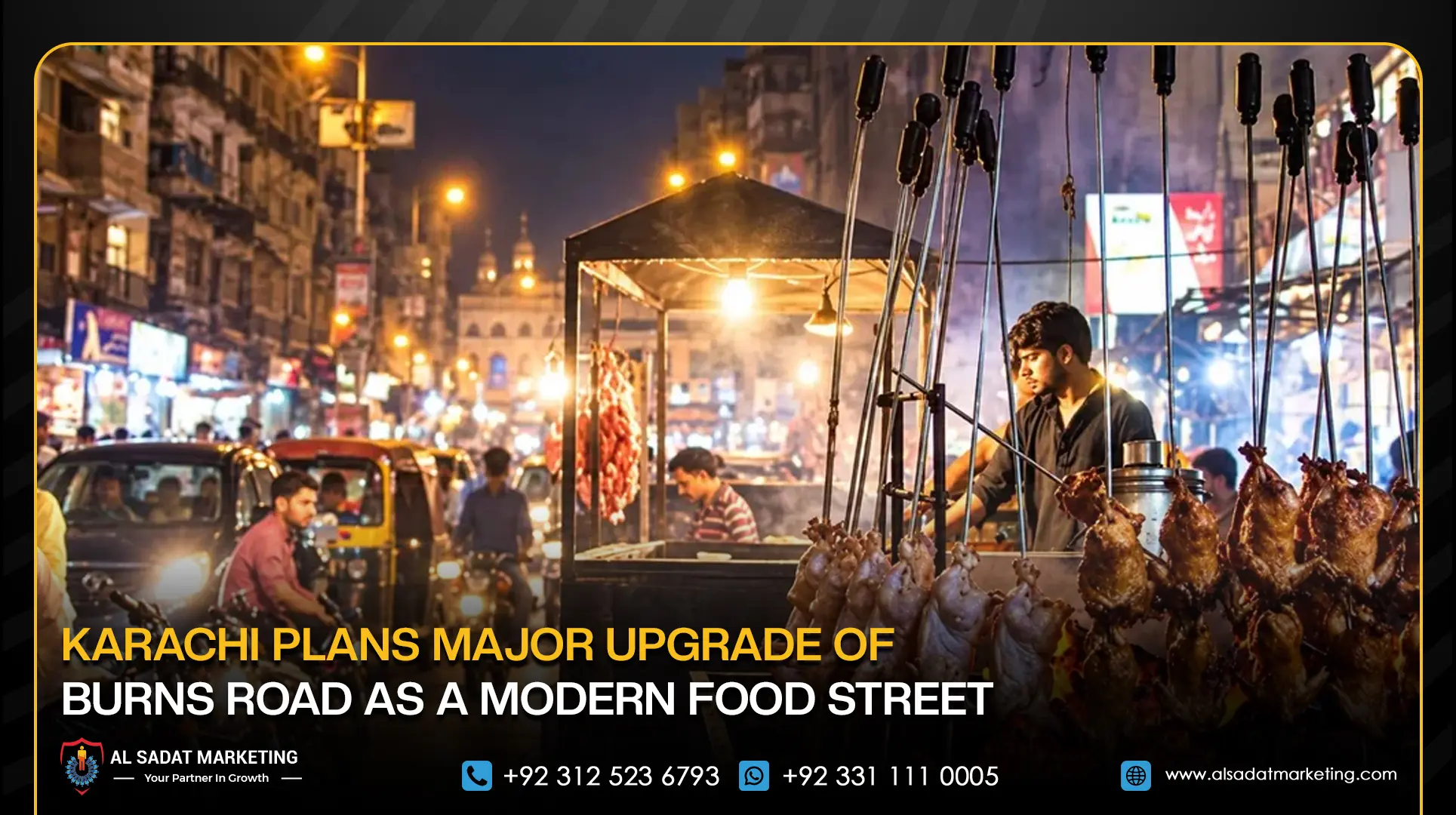Karachi Plans Major Upgrade of Burns Road as a Modern Food Street