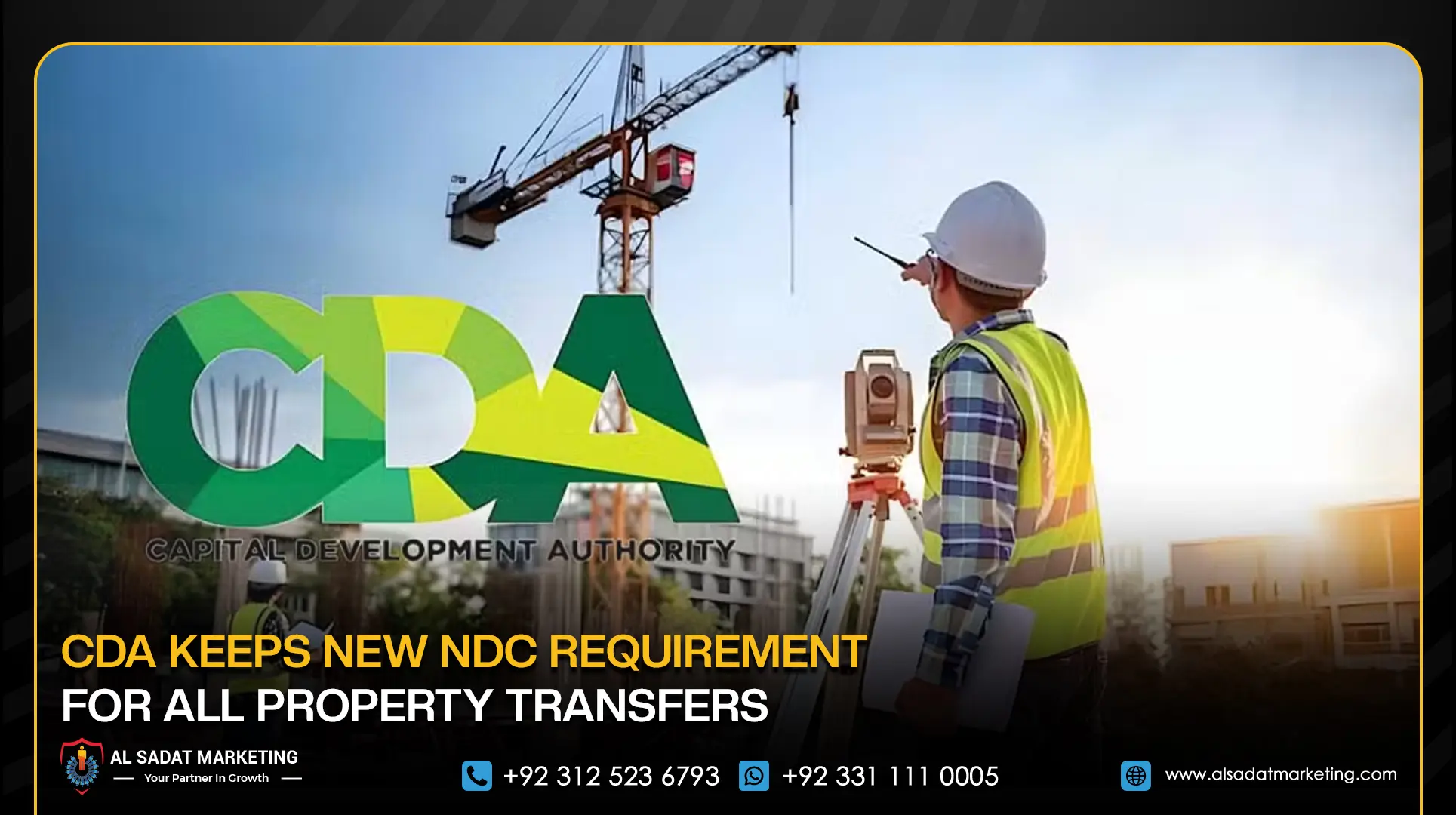 CDA Keeps New NDC Requirement for All Property Transfers