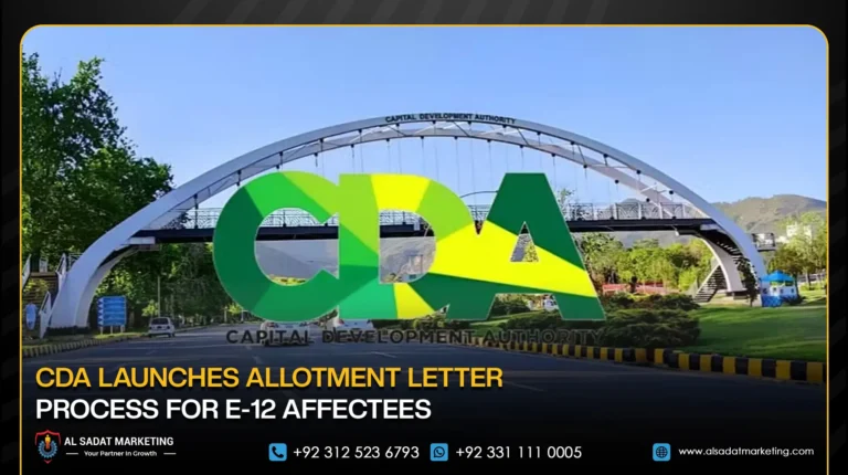 CDA Launches Allotment Letter Process for E-12 Affectees