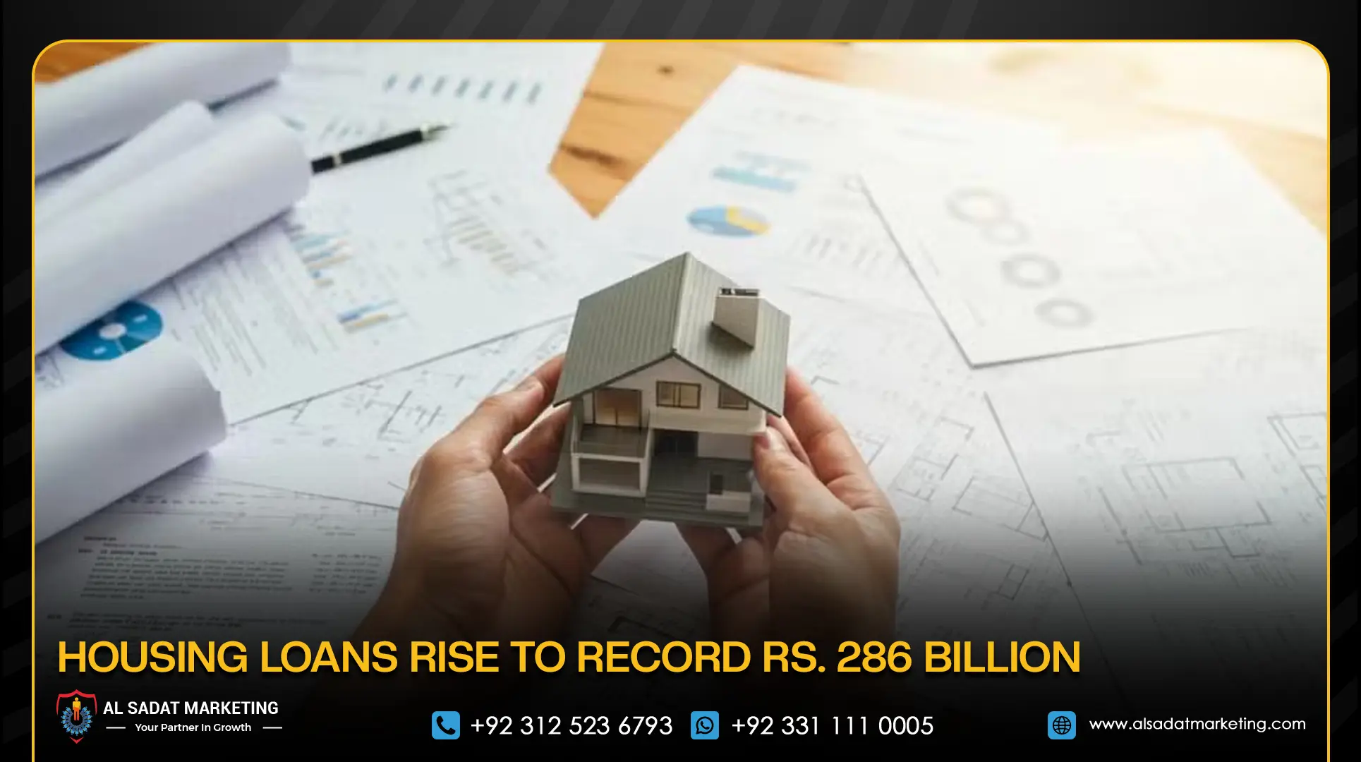 Housing Loans Rise to Record Rs. 286 Billion