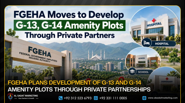 FGEHA Plans Development of G-13 and G-14 Amenity Plots Through Private Partnerships