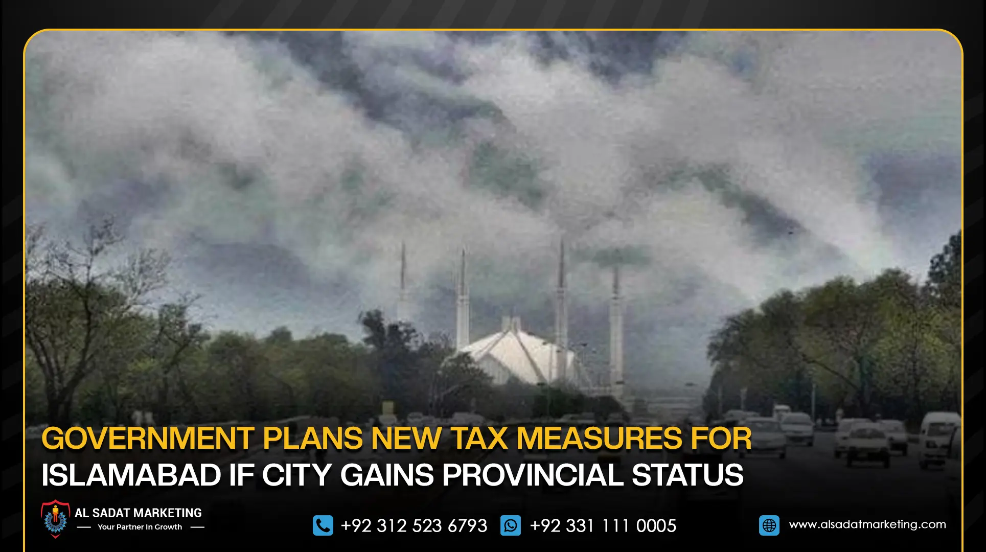 Government Plans New Tax Measures for Islamabad If City Gains Provincial Status