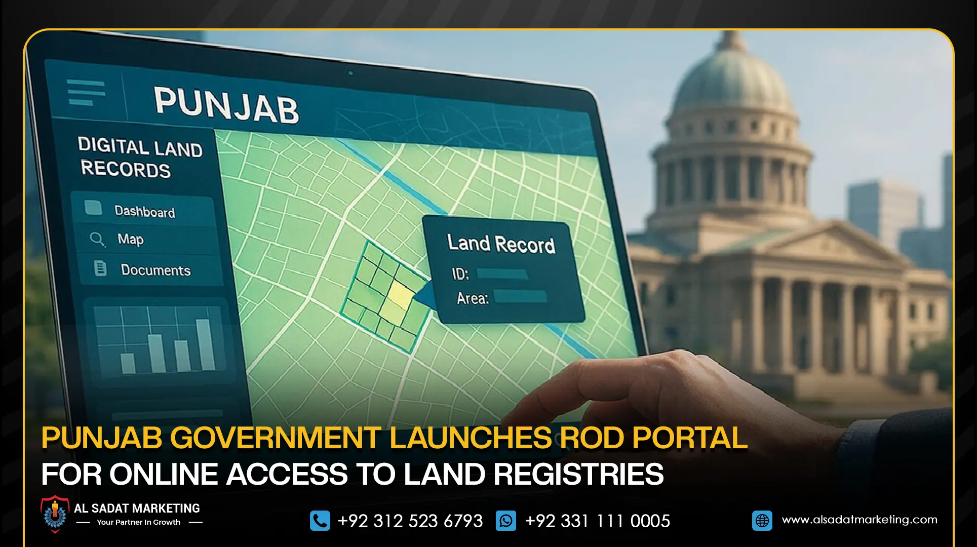 Punjab Government Launches ROD Portal for Online Access to Land Registries