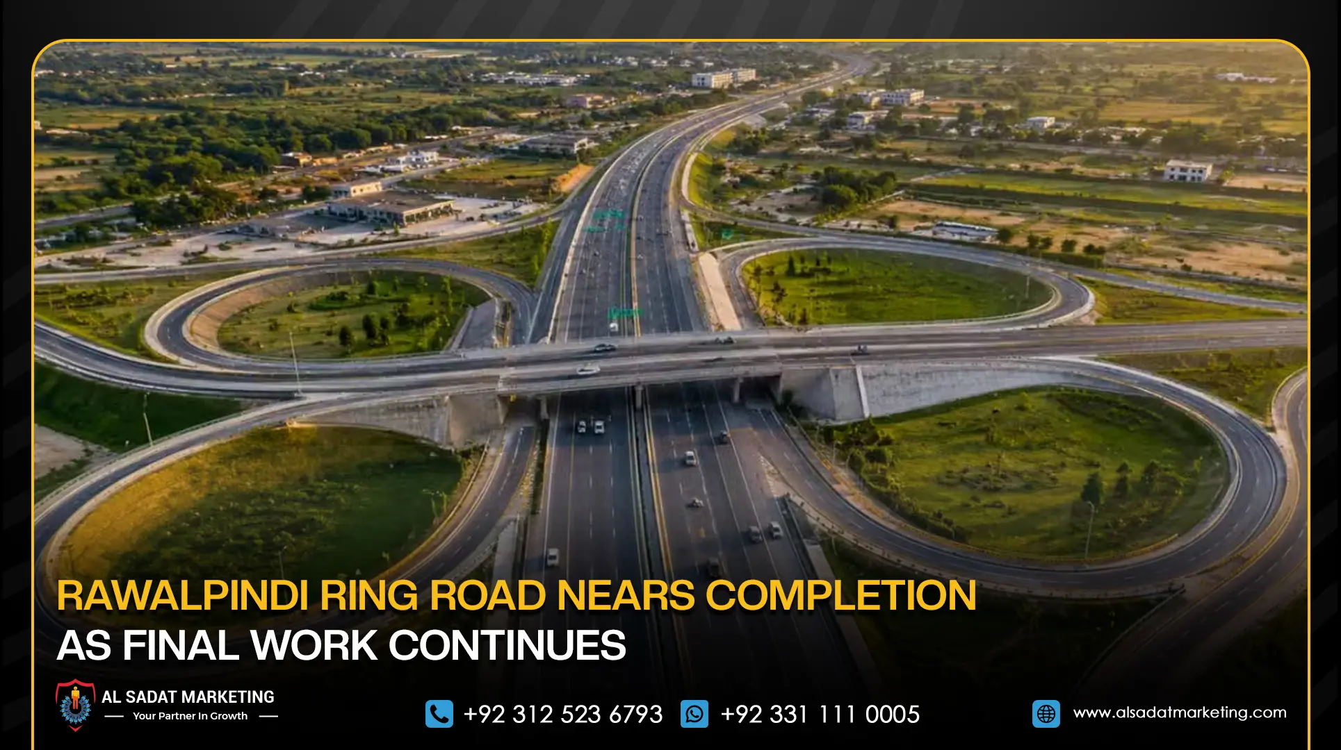 Rawalpindi Ring Road Nears Completion as Final Work Continues